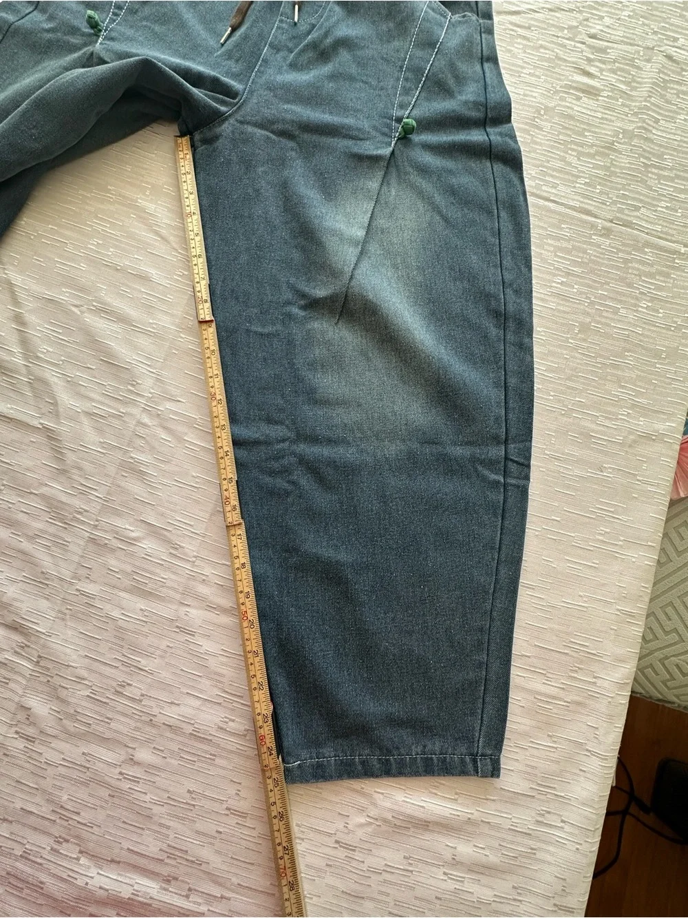Women’s Blue Jeans Loose Elastic Waist Denim Jeans Pants - Picture 7 of 12